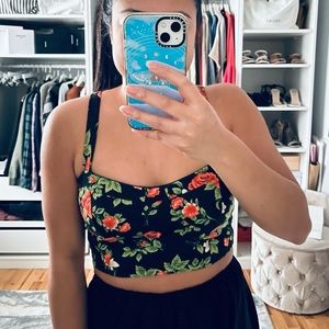 CODIGO Floral Crop Tank